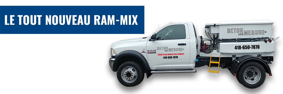 Découvrez notre Ram-Mix, notre nouvelle solution hybride de livraison de béton!
