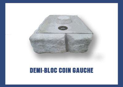 Demi-coin gauche