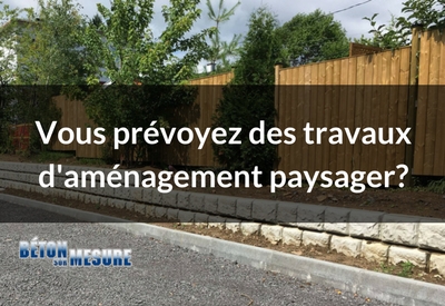 Le printemps est arrivé; planifiez vos travaux d’aménagement paysager!